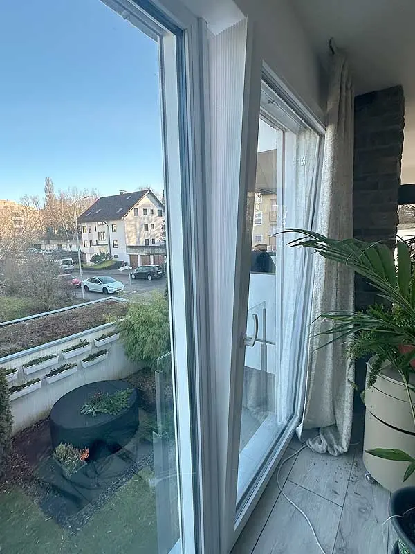 Beispiel FlexiPliss am Fenster