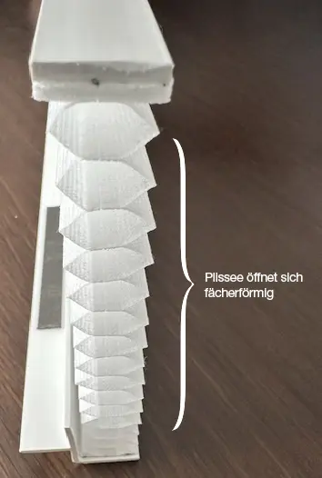 Bestandteile FlexiPliss - der Plissee